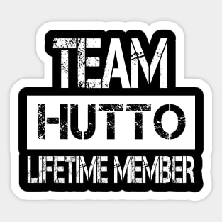 Hutto Name Team Hutto Lifetime Member Sticker